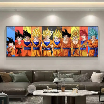 Dragon Ball （Akira Toriyama）WALL ART - Crystal Porcelain Painting - Aluminum Frame