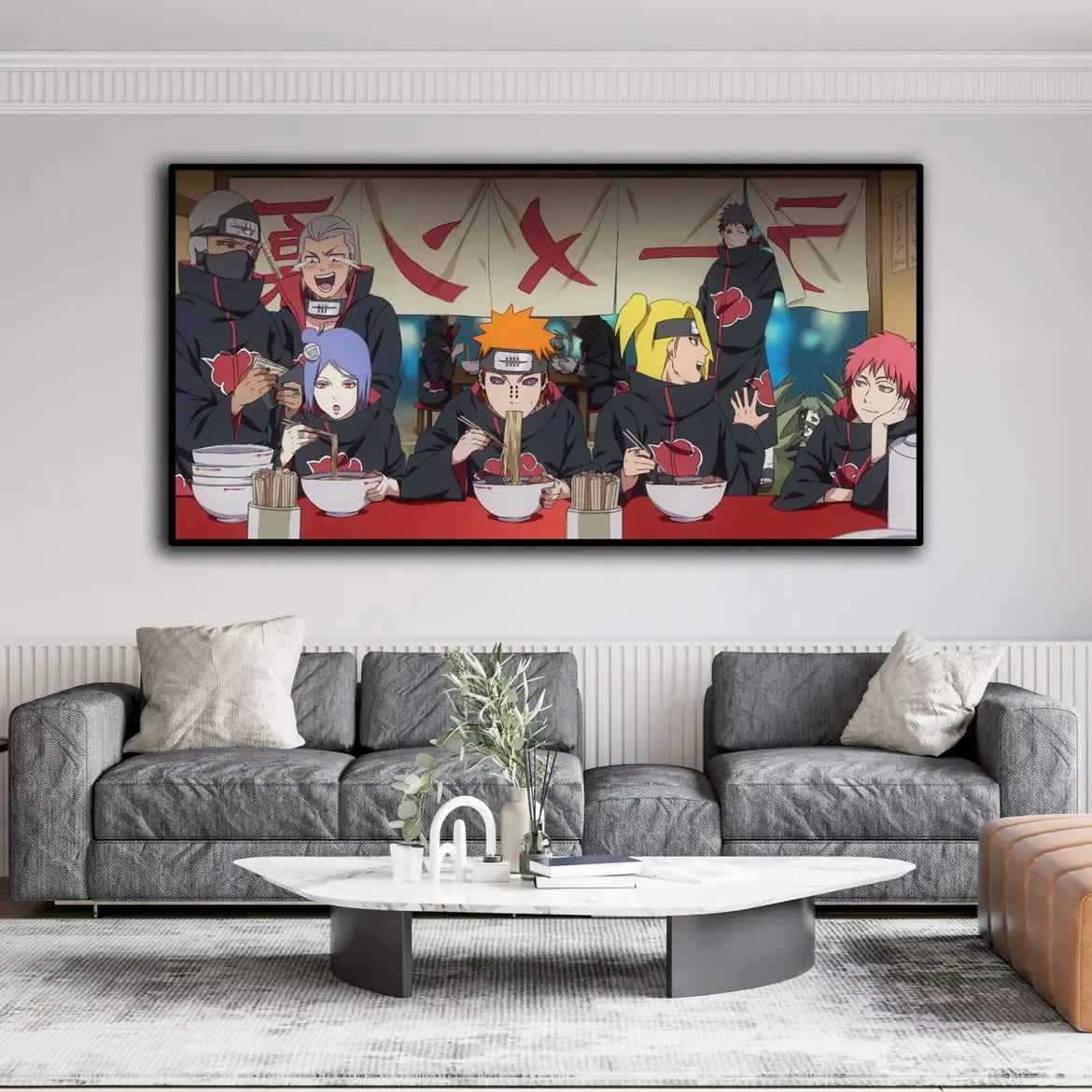 Naruto WALL ART - Crystal Porcelain Painting - Aluminum Frame