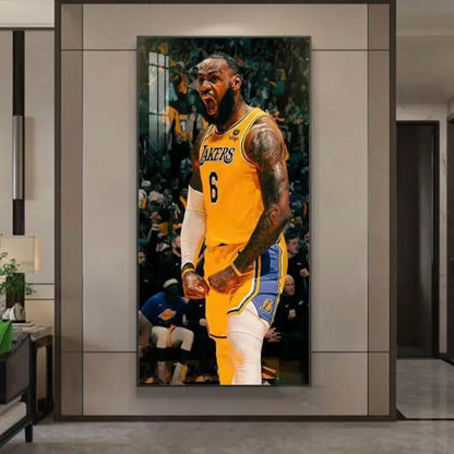 LeBron James Lakers - Vertical 1:2 WallArt