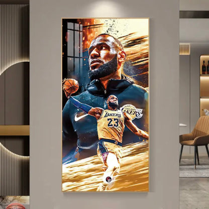 LeBron James Lakers - Vertical 1:2 WallArt