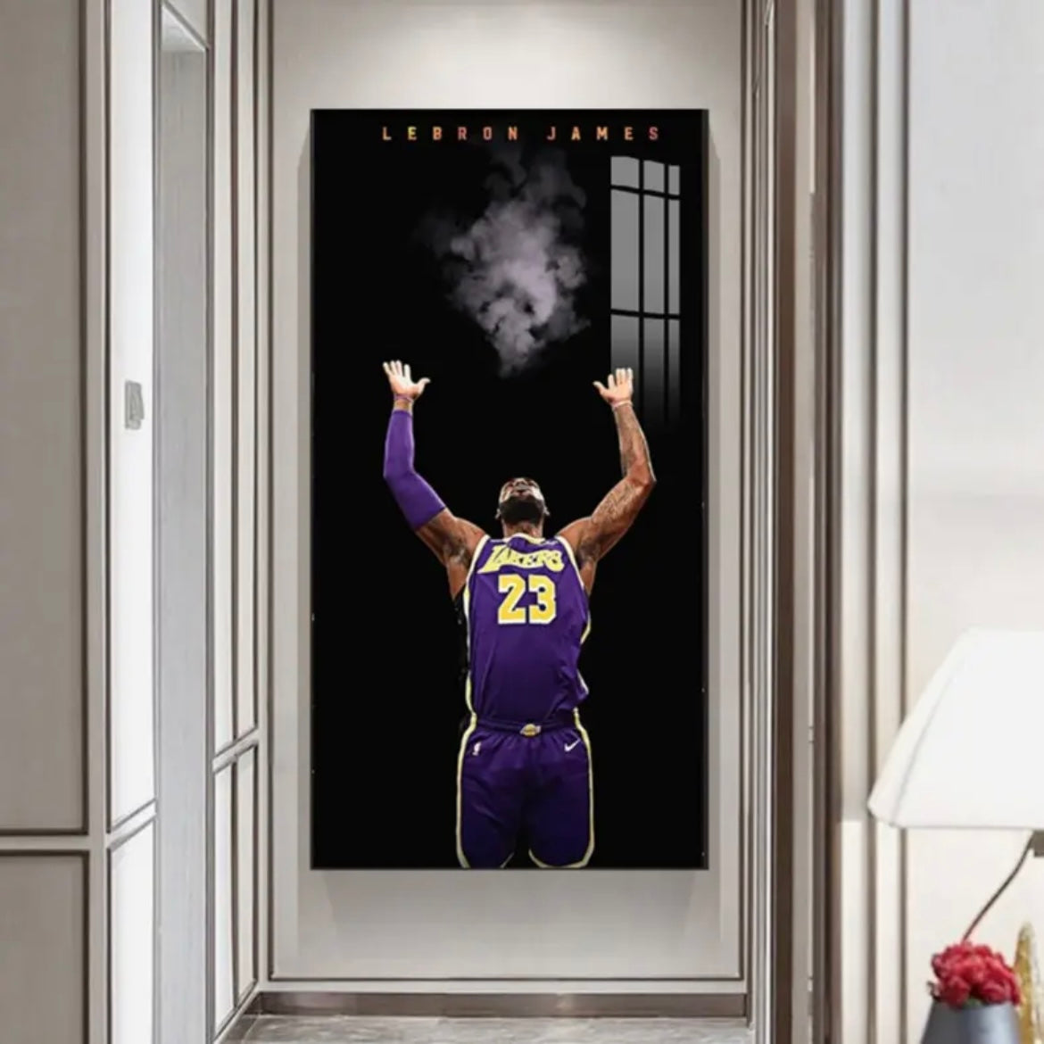 LeBron James Lakers - Vertical 1:2 WallArt