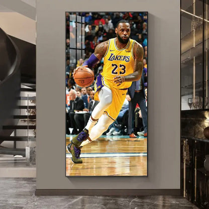 LeBron James Lakers - Vertical 1:2 WallArt