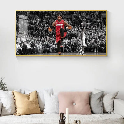 LeBron James Heat - Horizontal 2:1 WallArt