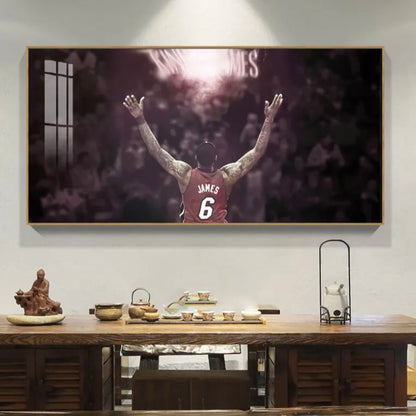 LeBron James Heat - Horizontal 2:1 WallArt