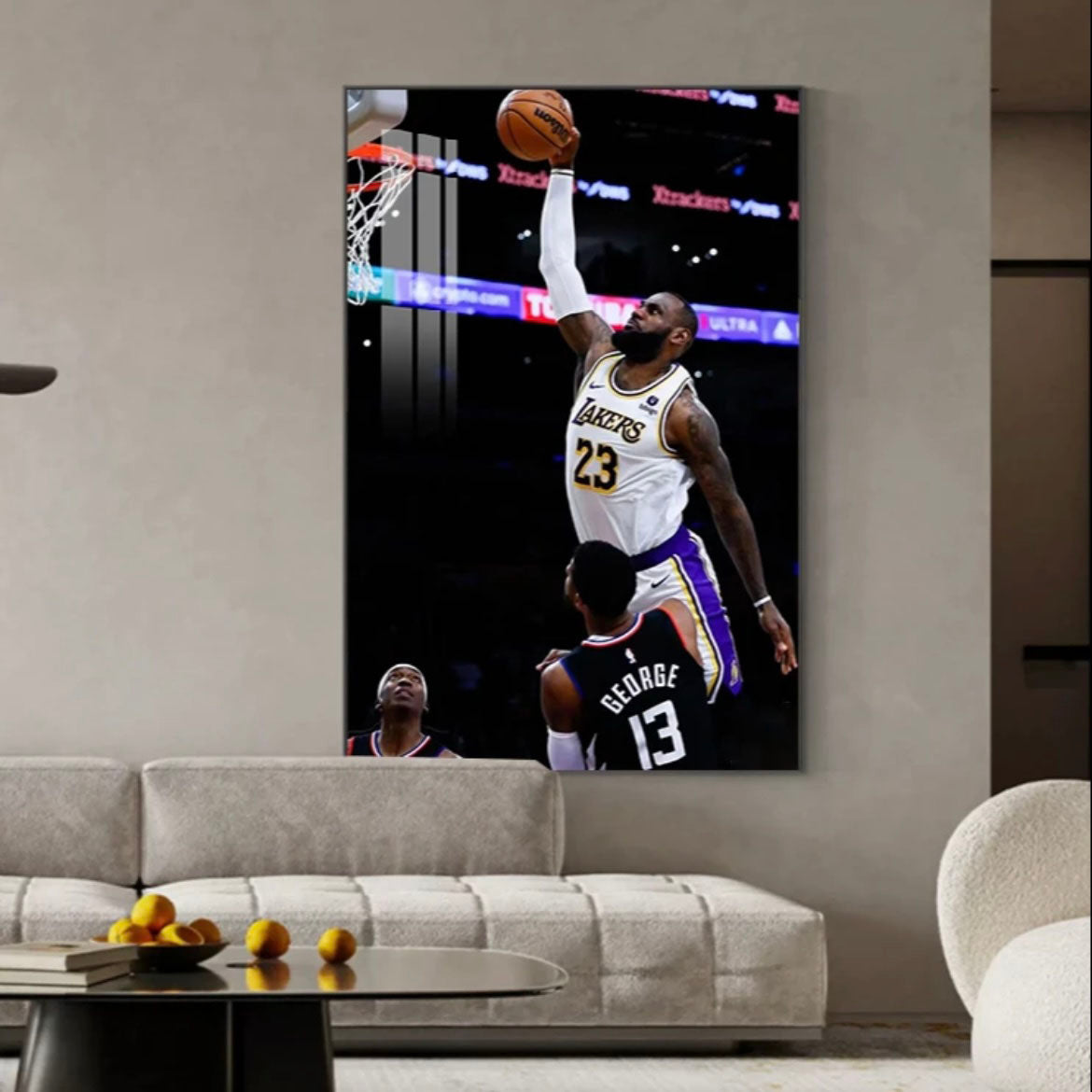 Arte de pared de LeBron James