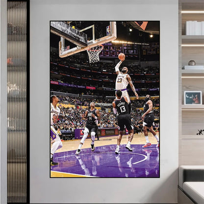 Arte de pared de LeBron James