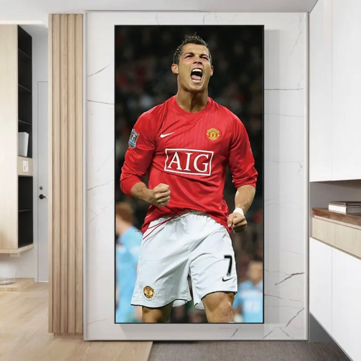 Cristiano Ronaldo Manchester United - Vertical 1:2 WallArt