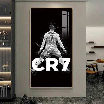 Cristiano Ronaldo "siu" Celebration - Vertical 1:2 WallArt