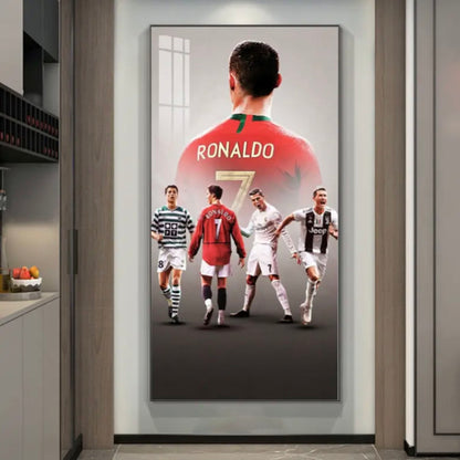 Cristiano Ronaldo Compilation - Vertical 1:2 WallArt