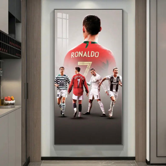 Cristiano Ronaldo Compilation - Vertical 1:2 WallArt