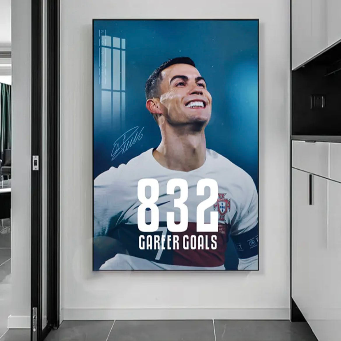 Cristiano Ronaldo Compilation - Vertical 1:2 WallArt