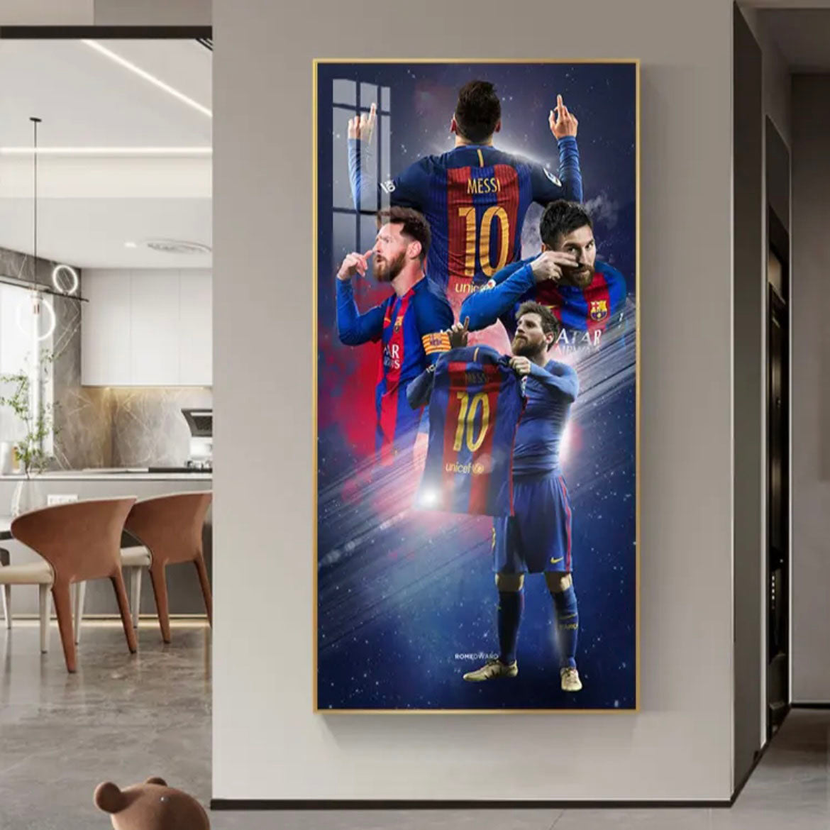 Lionel Messi - Vertical 1:2 WallArt