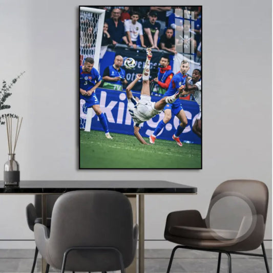 Bellingham UEFA WALL ART - Crystal Porcelain Painting - Aluminum Frame