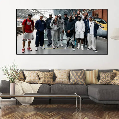 2024 U.S. Men's Basketball Team Vertical 1:2 WallArt