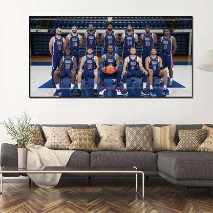 2024 U.S. Men's Basketball Team Vertical 1:2 WallArt