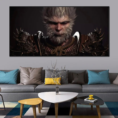 Black Myth Wukong 🔥🔥🔥 WALLART - Crystal Porcelain Painting - Aluminum Frame