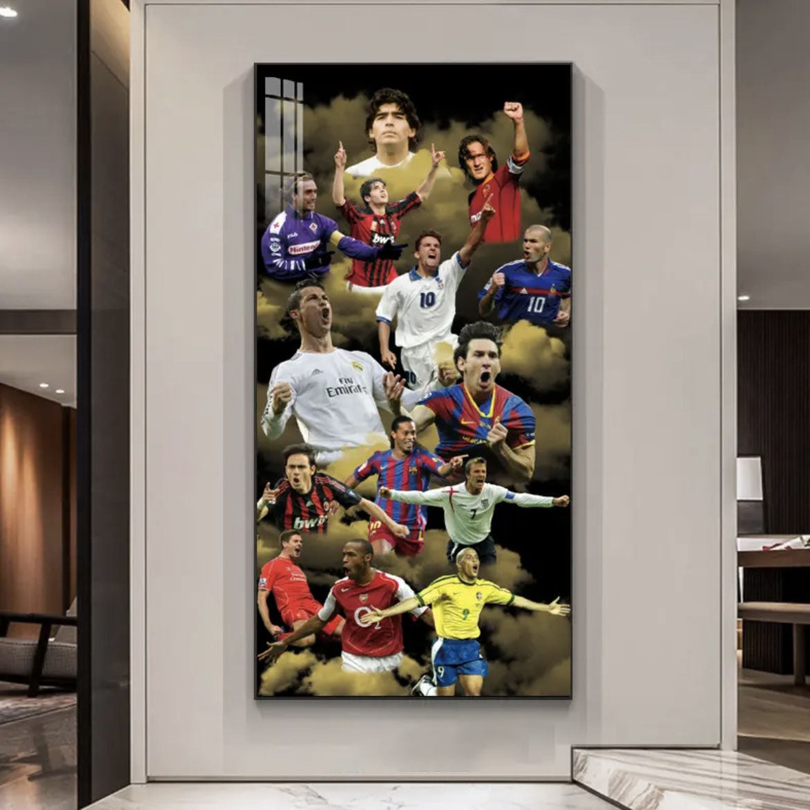 【FOOTBALL ALL-STAR】 Vertical 1:2 WallArt