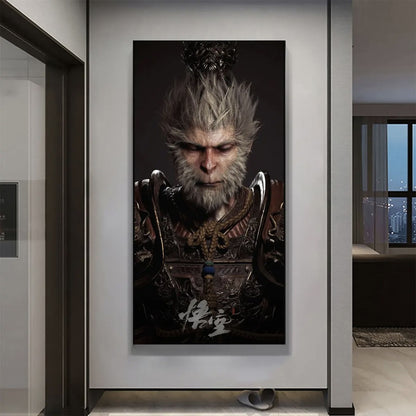 Black Myth Wukong 🔥🔥🔥 WALLART - Crystal Porcelain Painting - Aluminum Frame