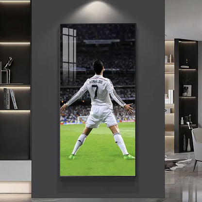 Cristiano Ronaldo "siu" Celebration - Vertical 1:2 WallArt