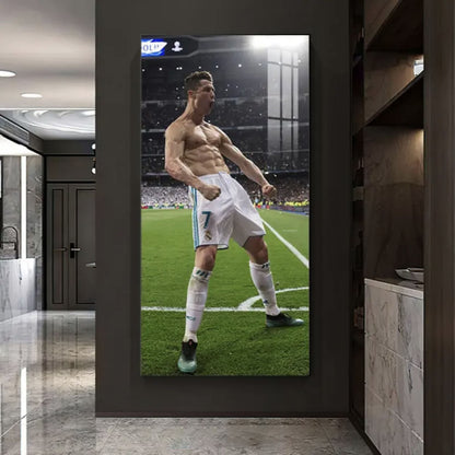 Cristiano Ronaldo "siu" Celebration - Vertical 1:2 WallArt