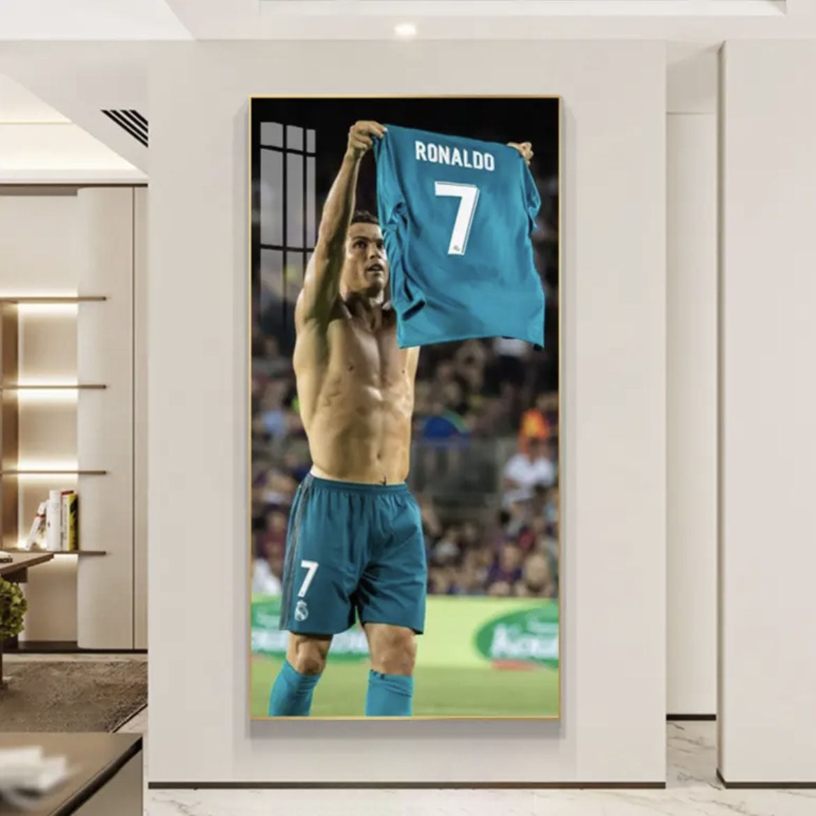 Cristiano Ronaldo "siu" Celebration - Vertical 1:2 WallArt