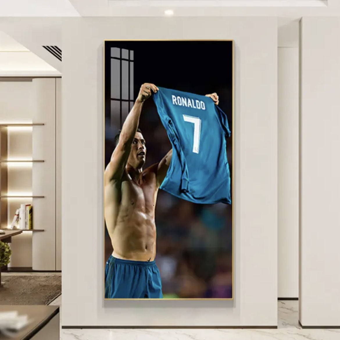 Cristiano Ronaldo "siu" Celebration - Vertical 1:2 WallArt