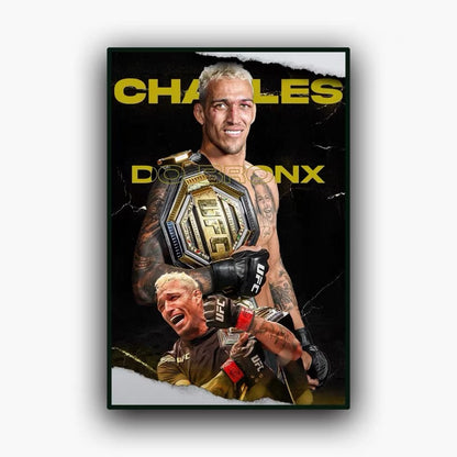 Charles Oliveira “Do Bronx” Vertical 2:3 WallArt