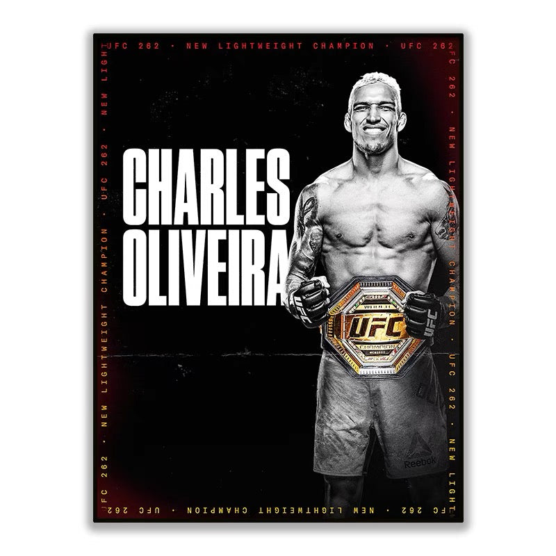 Charles Oliveira “Do Bronx” Vertical 2:3 WallArt