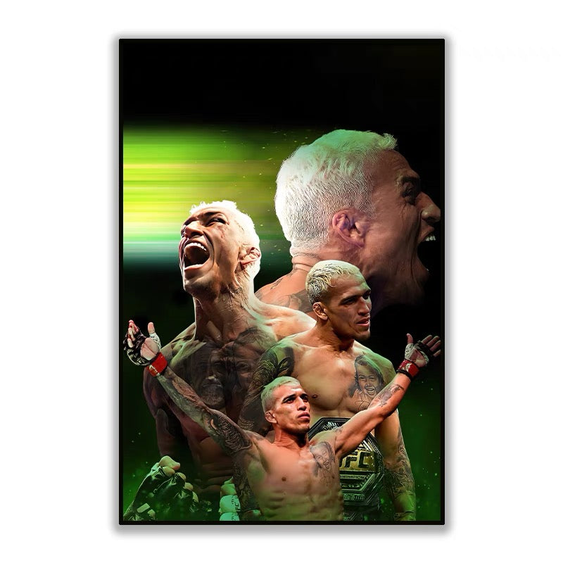 Charles Oliveira “Do Bronx” Vertical 2:3 WallArt