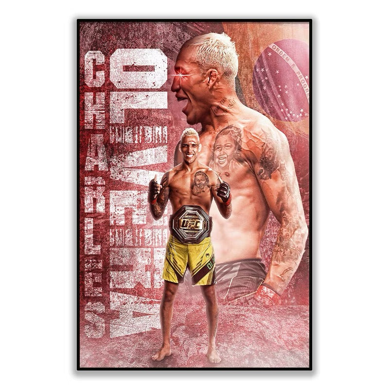 Charles Oliveira “Do Bronx” Vertical 2:3 WallArt