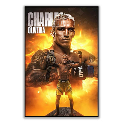 Charles Oliveira “Do Bronx” Vertical 2:3 WallArt