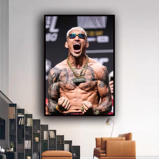 Charles Oliveira “Do Bronx” Vertical 2:3 WallArt