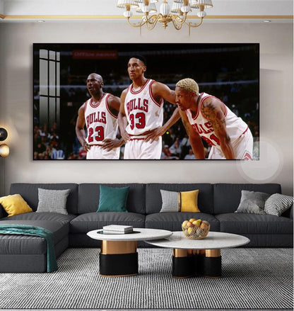 Michael Jordan Bulls Kobe Pippen Rodman - Horizontal 2:1 WallArt