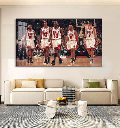 Michael Jordan Bulls Kobe Pippen Rodman - Horizontal 2:1 WallArt