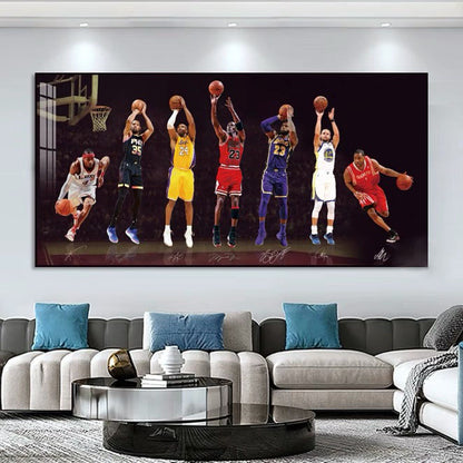 ARTE DE PARED DE STEPHEN CURRY