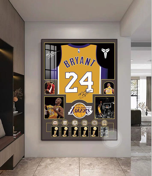 Kobe Bryant's Jersey WallArt (Graphic Jersey)