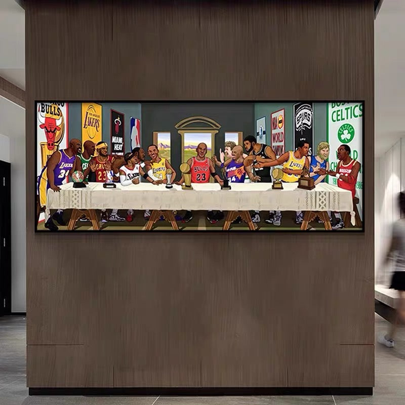 【Last Supper NBA】Horizontal 2:1 WallArt