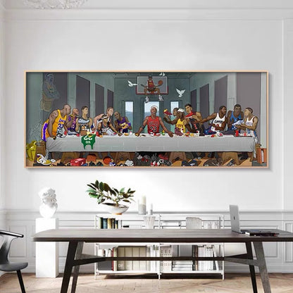 【Last Supper NBA】Horizontal 2:1 WallArt