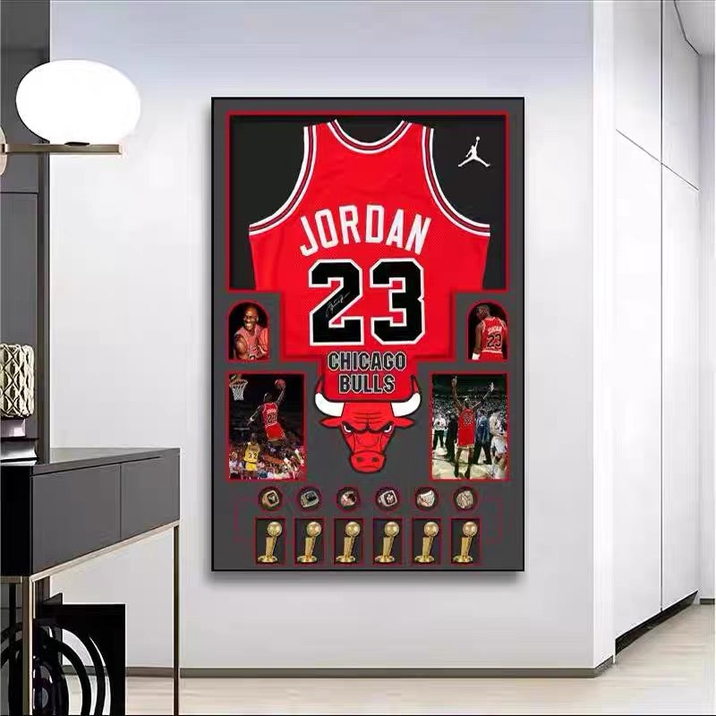 NBA All-Star Players Jersey WallArt (Graphic Jersey)