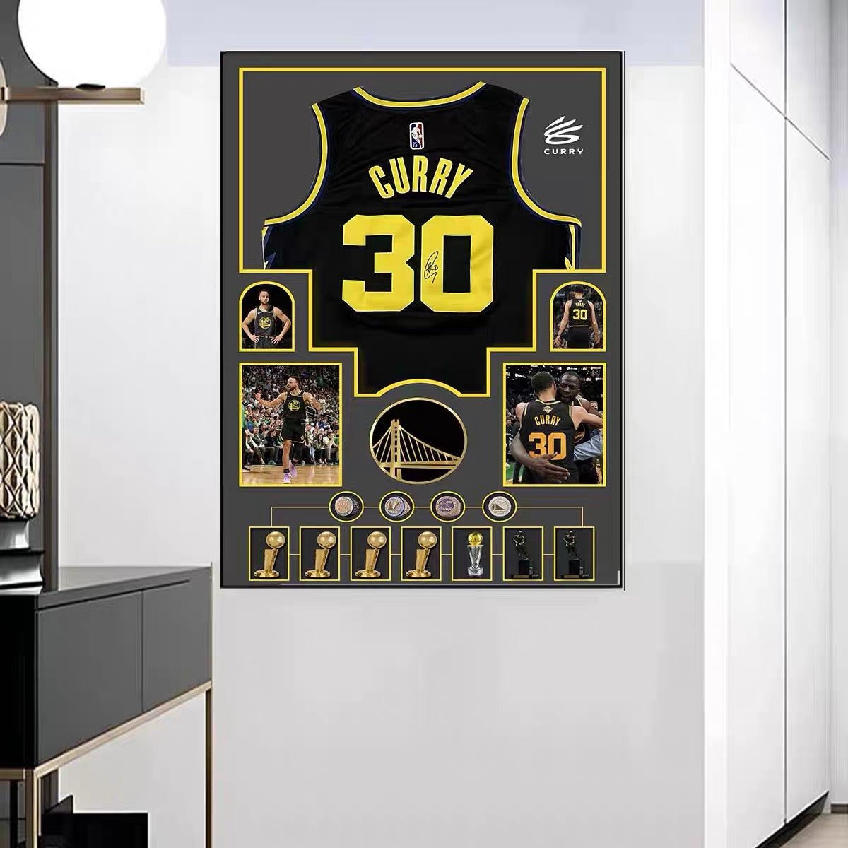 NBA All-Star Players Jersey WallArt (Graphic Jersey)