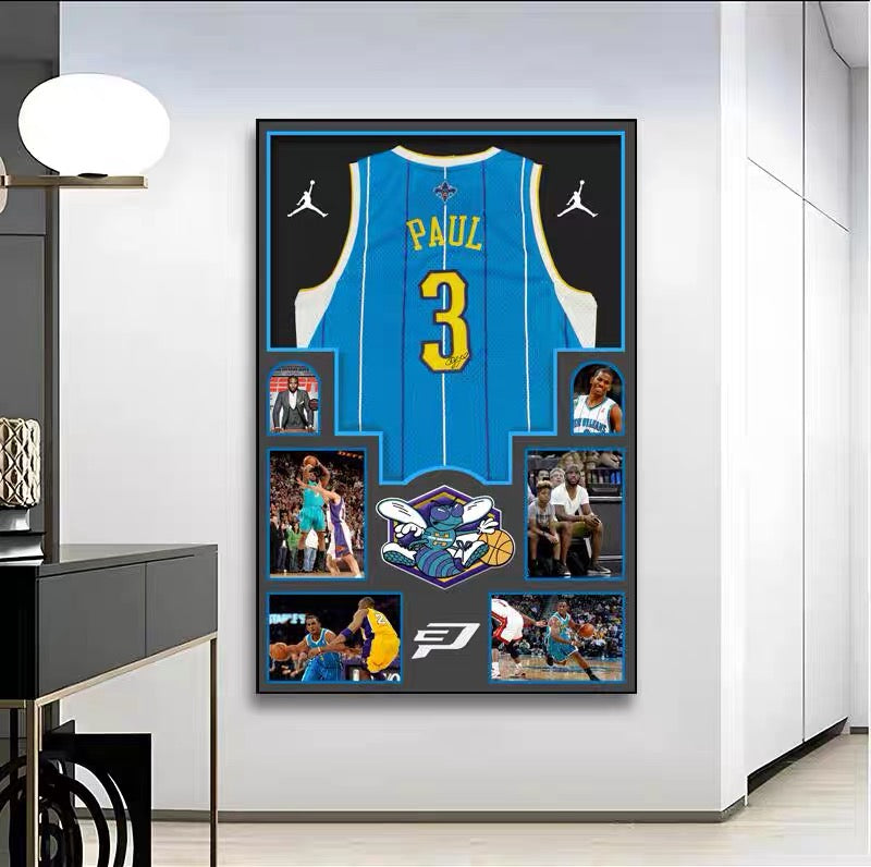 NBA All-Star Players Jersey WallArt (Graphic Jersey)