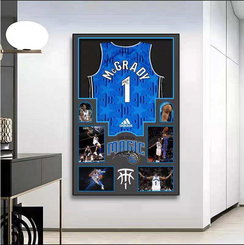 NBA All-Star Players Jersey WallArt (Graphic Jersey)