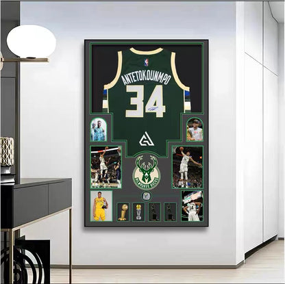 NBA All-Star Players Jersey WallArt (Graphic Jersey)