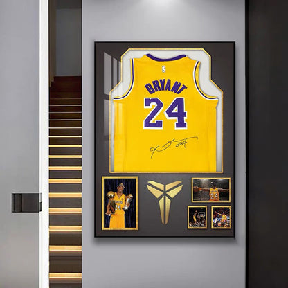 Kobe Bryant's Jersey - Vertical 2:3 WallArt - Crystal Porcelain Painting - Aluminum Frame