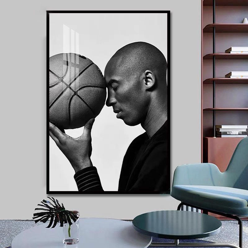 Kobe Bryant - Vertical 2:3 WallArt - Crystal Porcelain Painting - Aluminum Frame
