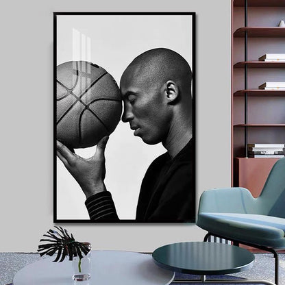 Kobe Bryant - Vertical 2:3 WallArt - Crystal Porcelain Painting - Aluminum Frame