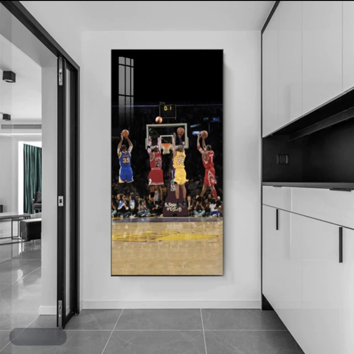 【All-Star Shooting】Vertical 1:2 WallArt (4-Person)