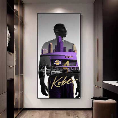 Kobe Jordan O'Vertical 1:2 WallArt