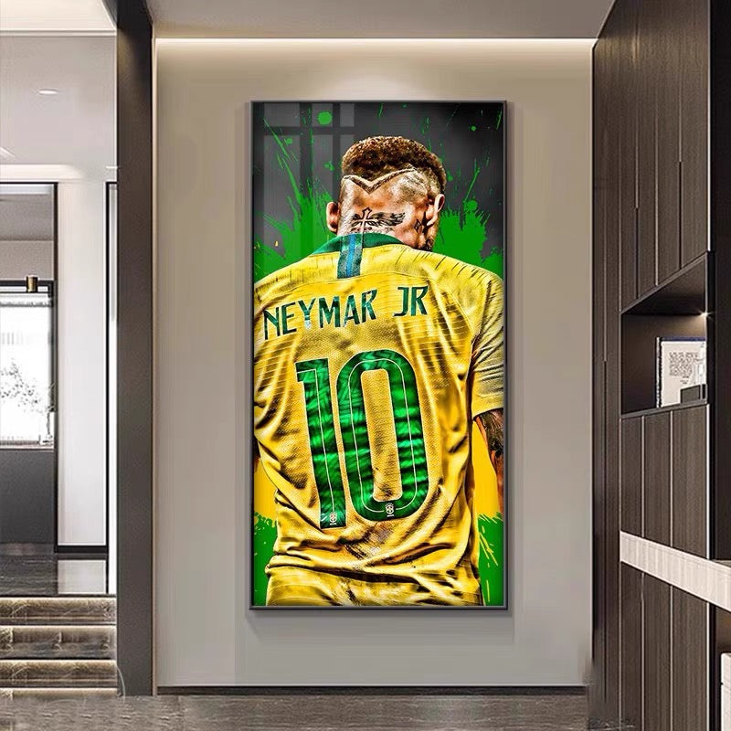 ART MURAL MESSI ET NEYMAR