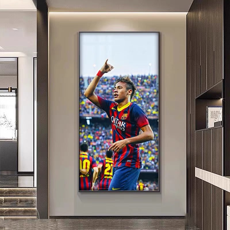 ART MURAL MESSI ET NEYMAR